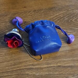 Marc Jacobs Lola Solid Perfume Ring with Purple Pouch - Vintage